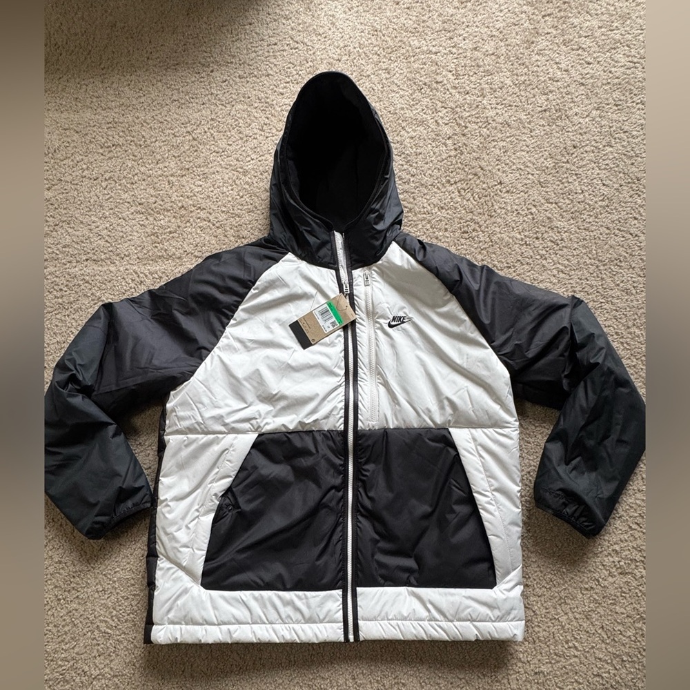 Nike Sportswear Therma-FIT Repel Legacy Zip Hooded Jacket DD6857-070 Men Sz XL